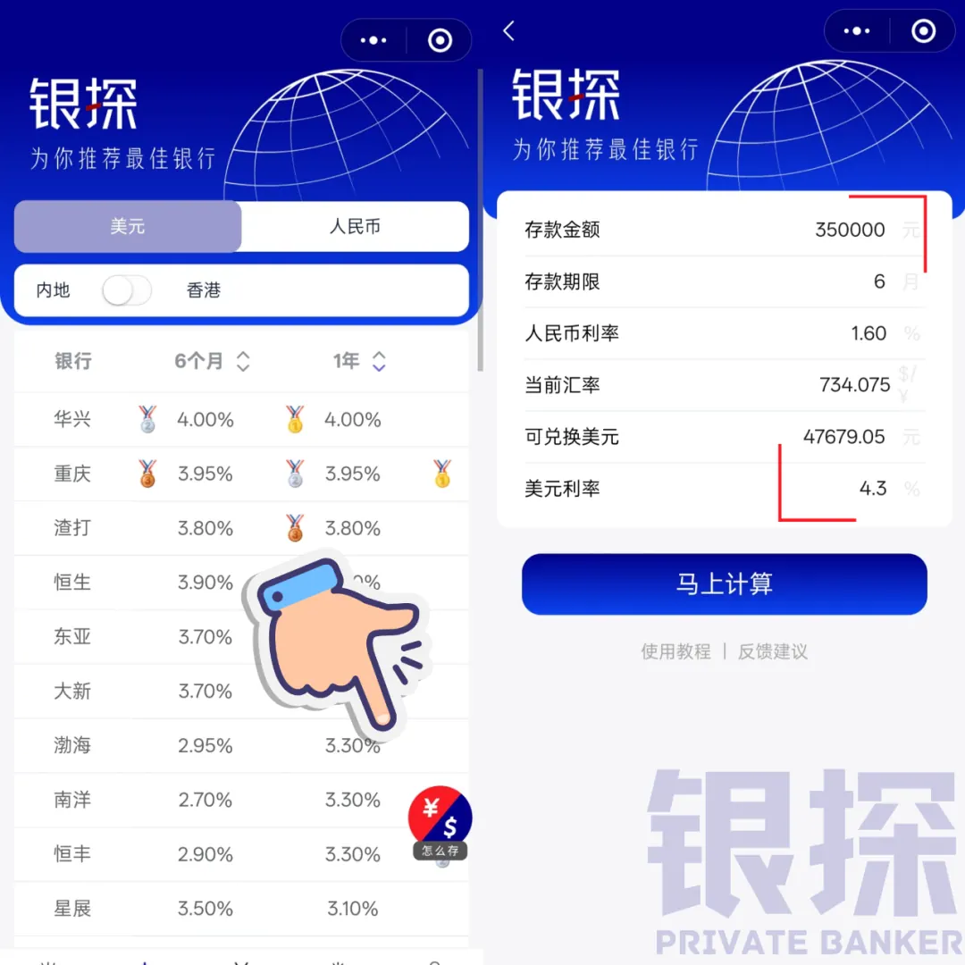 定存6个月美元，多少利息 配图2