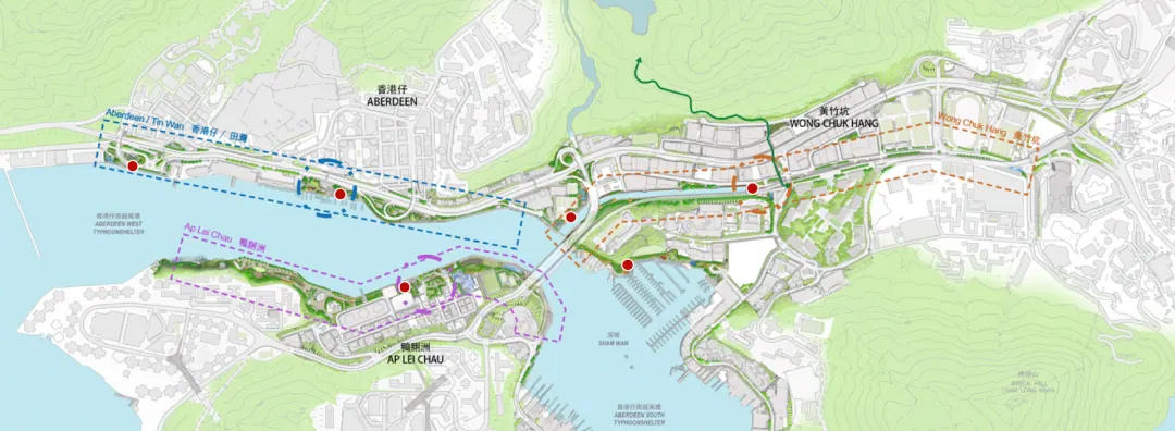 地理分析港岛南枢纽+两站抵金钟 配图3