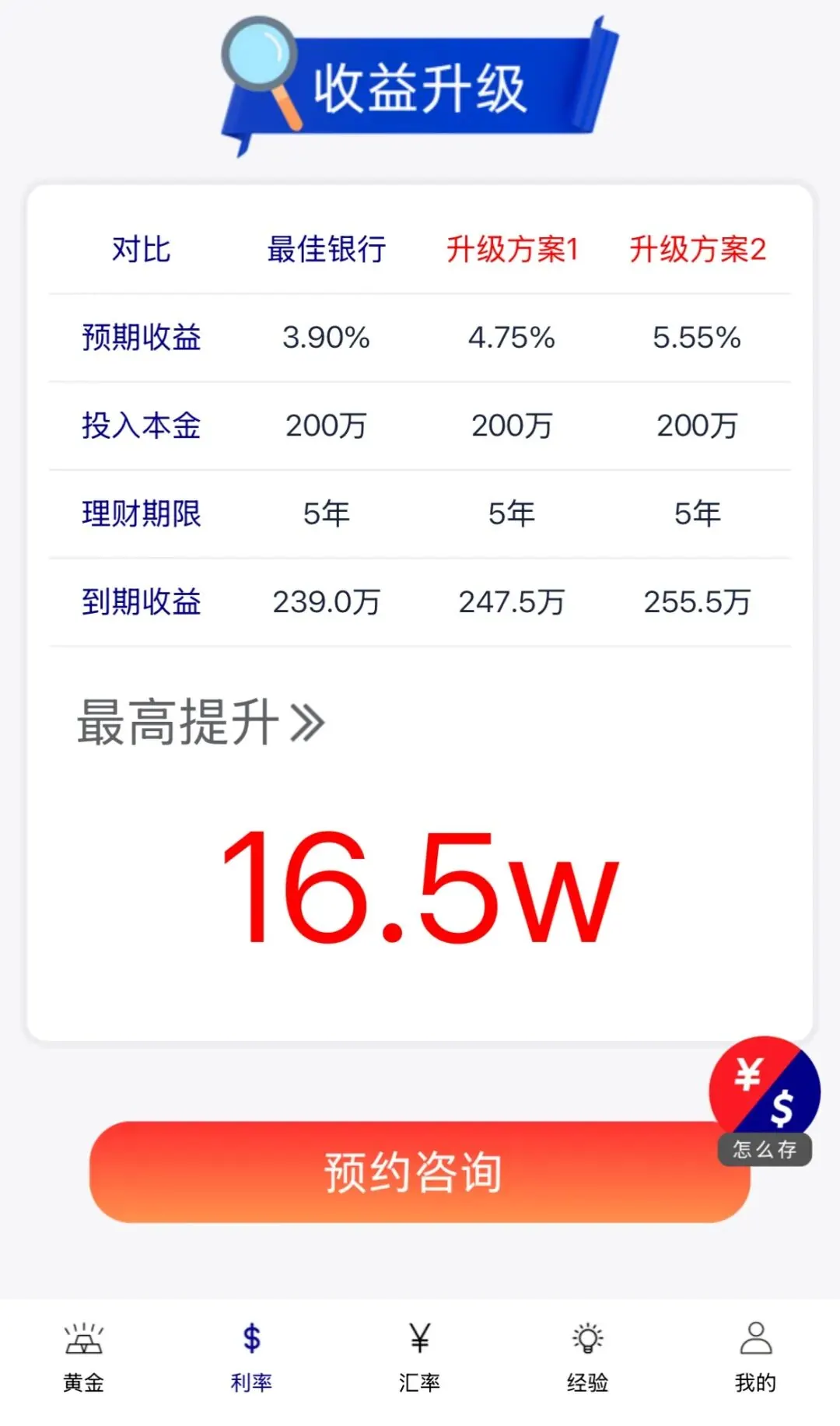 月银行利率排名出炉!这个神器一键查询 配图1