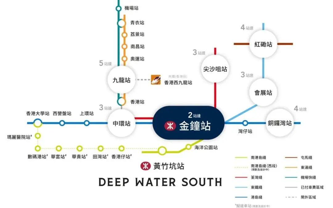 两站到金钟,港岛南地段 配图2