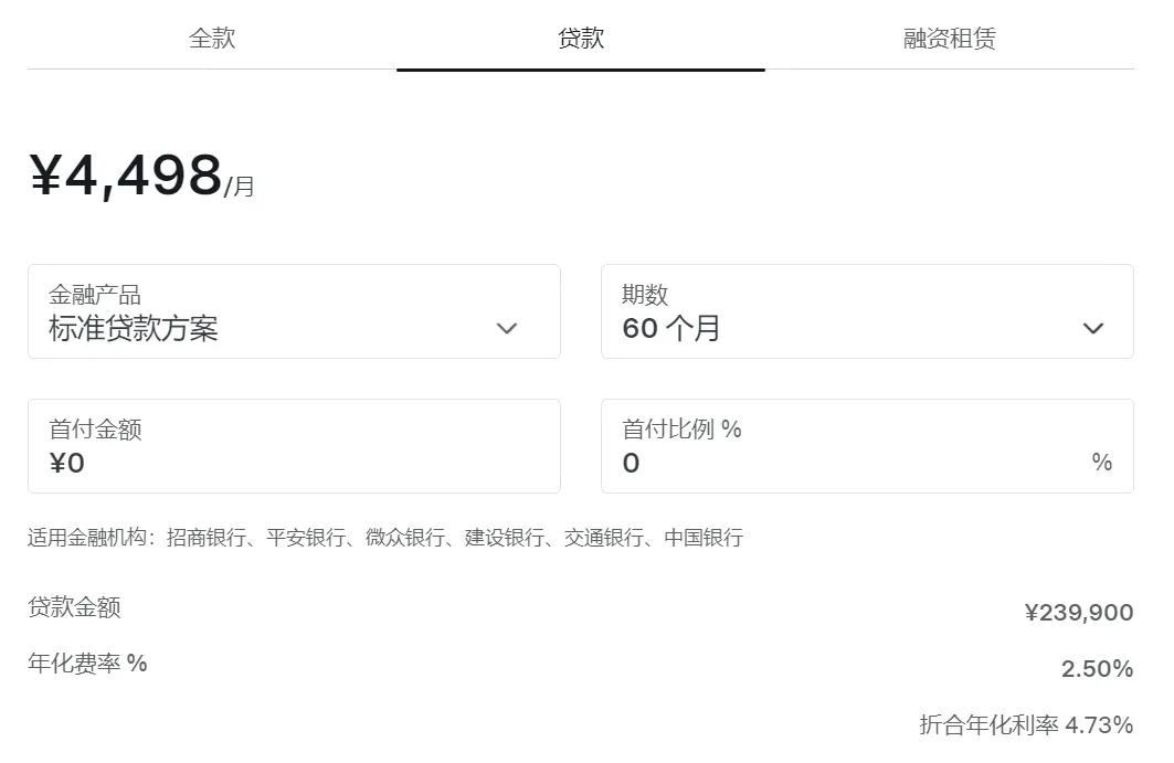 特斯拉7大购车方案对比 配图6